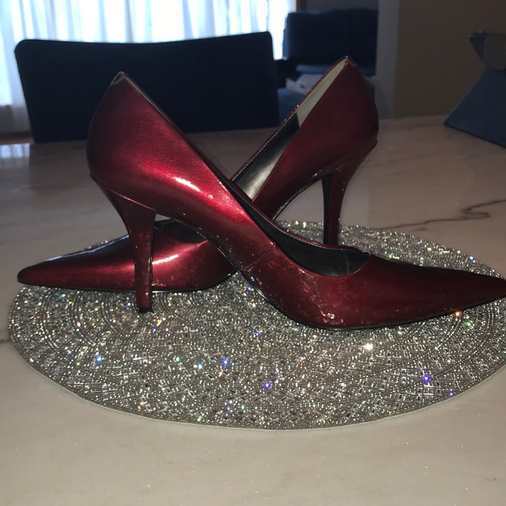 Nine West Dark Red heel shoes